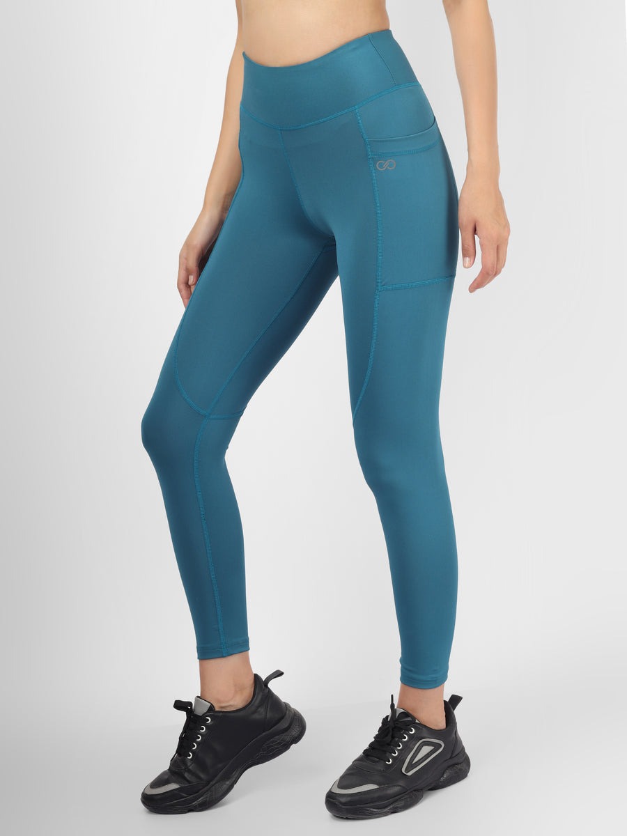 Maxtreme Power me Blue Women's Leggings • Isha Sharma • HYPD